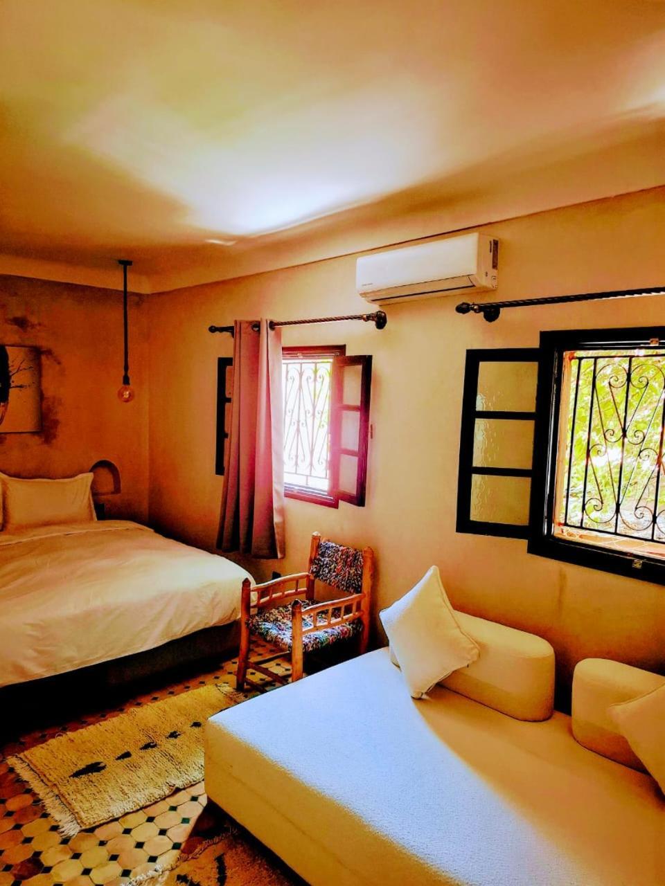 Duplex Riad Abjaou Marrakesch Zimmer foto
