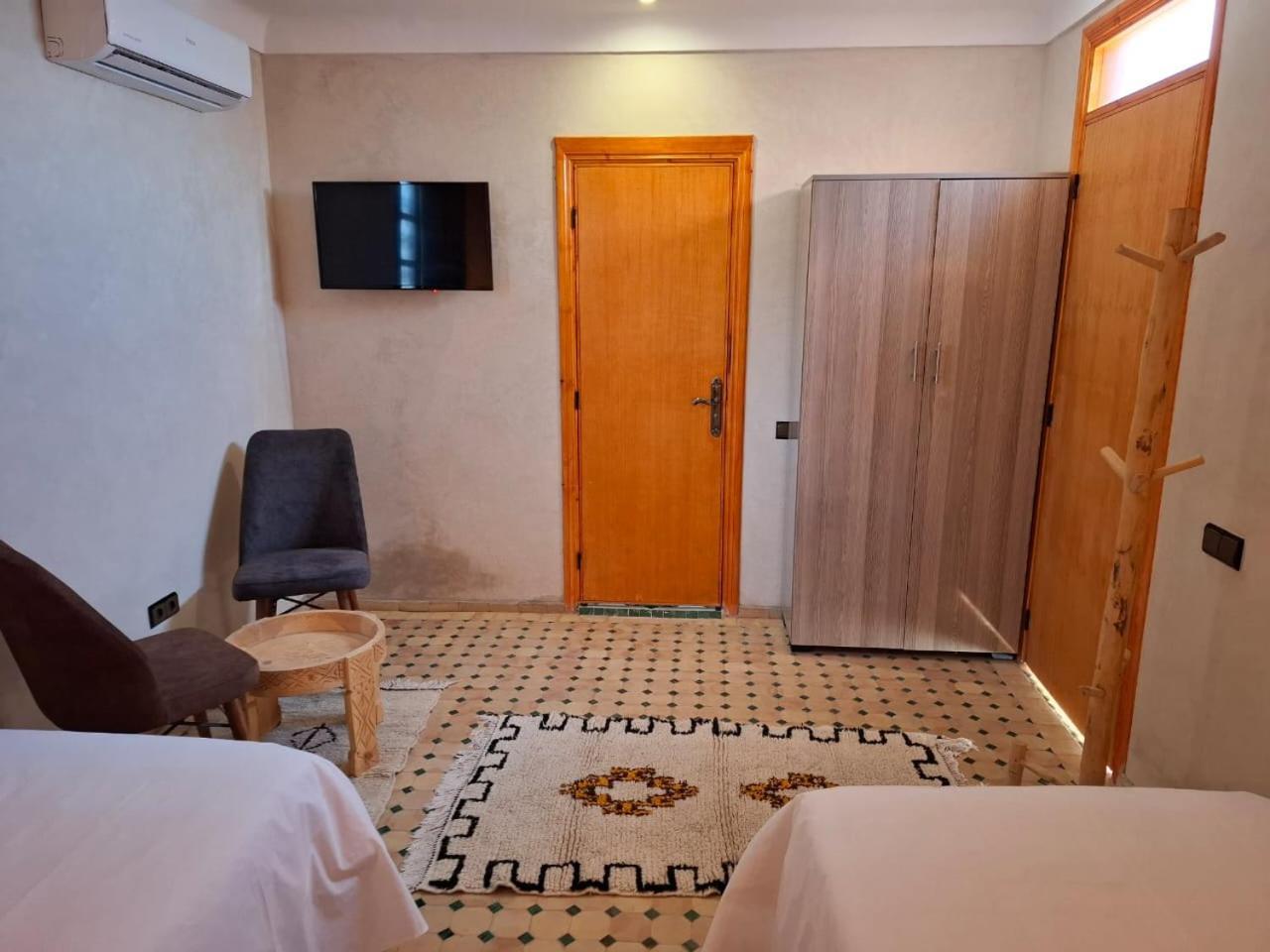 Duplex Riad Abjaou Marrakesch Zimmer foto
