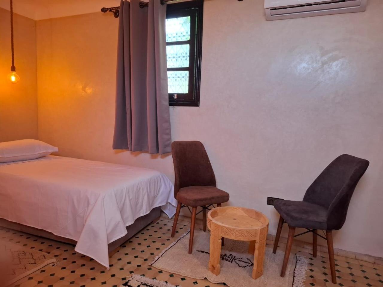 Duplex Riad Abjaou Marrakesch Zimmer foto
