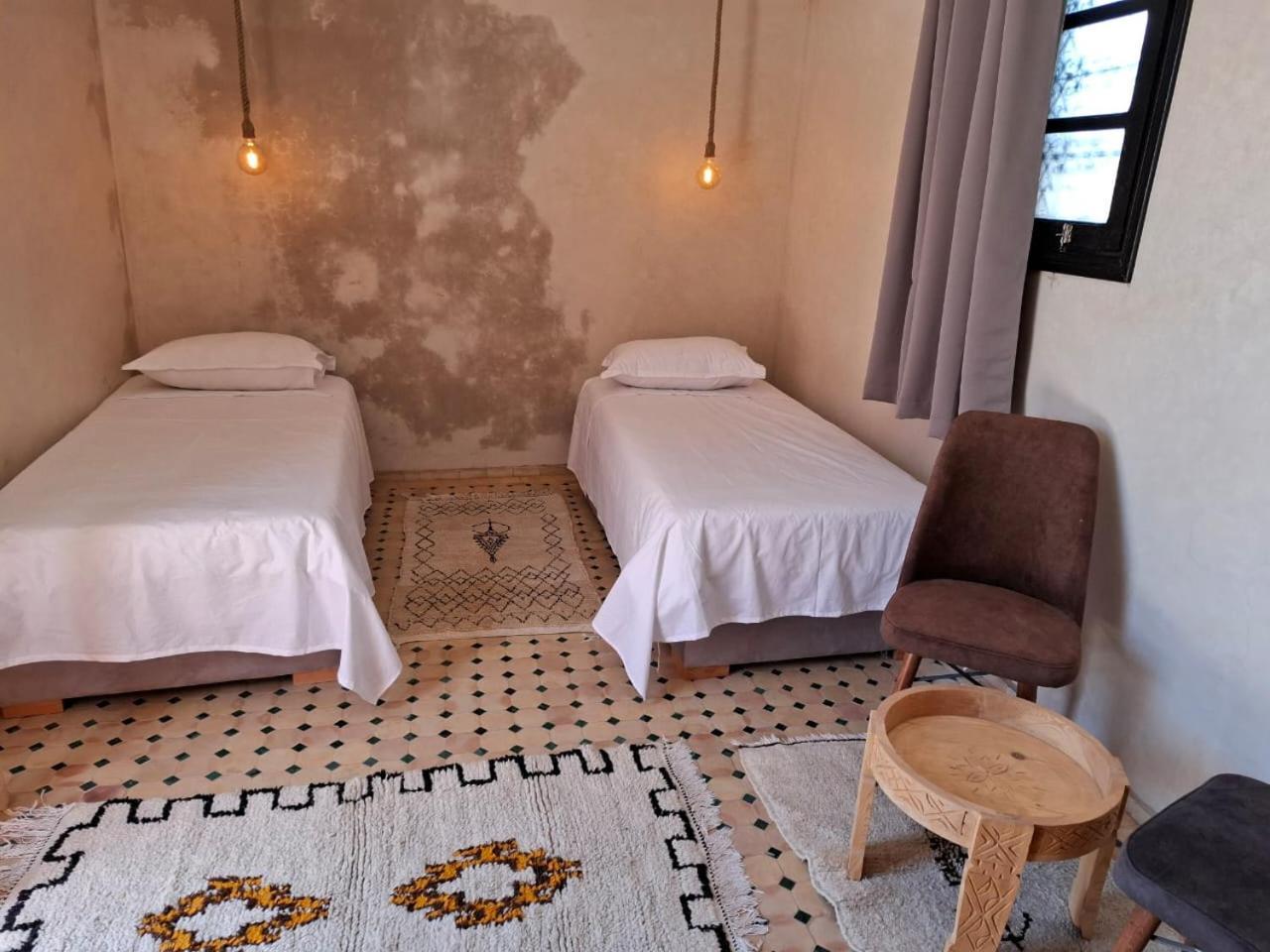 Duplex Riad Abjaou Marrakesch Zimmer foto